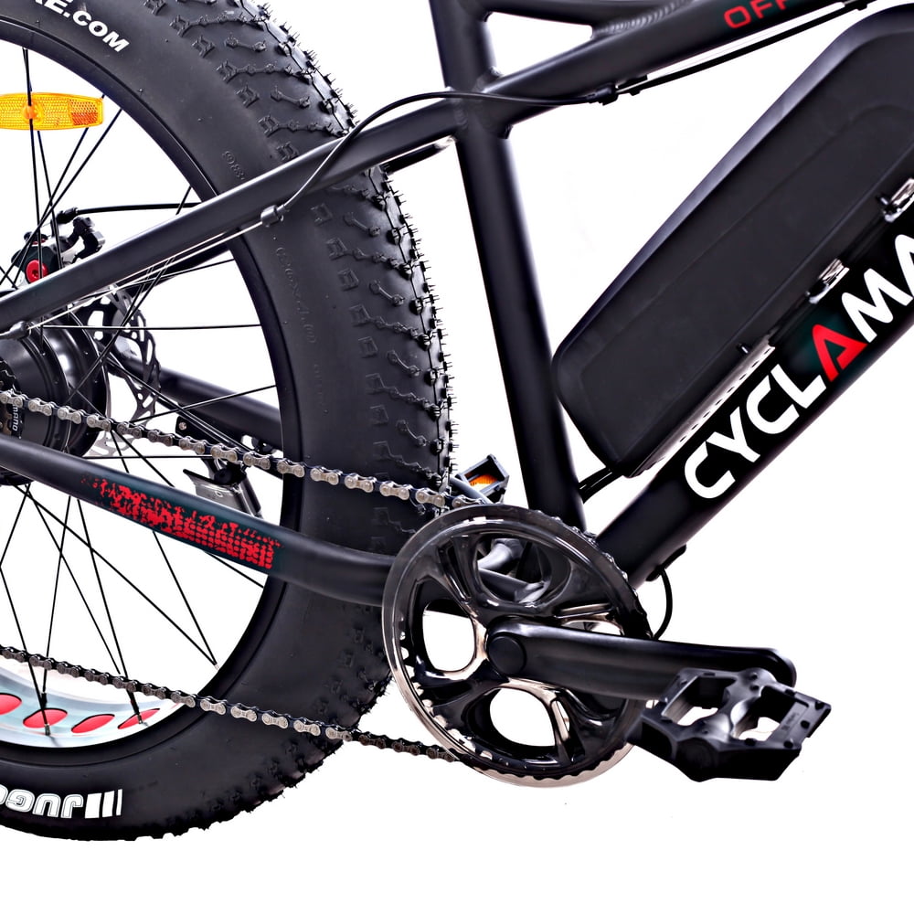 cyclamatic fat tire electric mountain bike
