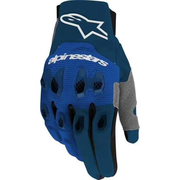 ALPINESTARS Pro-Dura Gloves - Navy/Bright Blue/White - Large 3560425-7174-L