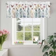 thumbnail image 3 of Valances for Windows Rod Pocket Short Curtain for Bathroom Living Room Bedroom 1 Panel 42x12in, 3 of 9
