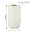 thumbnail image 3 of Ghopy Natural Cotton Rope Macrame Cord Braided Cotton Rope Kitchen Twine Cotton Cooking Rope Multipurpose String Sturdy Cotton Rope for Trussing Meat Kitchen DIY Crafts(328 ft), 3 of 9