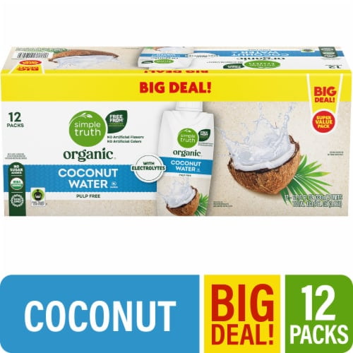 2X-Simple Truth Organic Coconut Bottled Water - 11.6 fl oz - 12 bottles