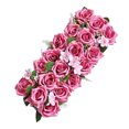 thumbnail image 2 of Sunjoy Tech Stage Road Flower Beautifully Create Atmosphere Simulated Realistic Fine Craftsmanship Decorative Non-fading Artificial Rose Backdrop Wedding Wall Decoration Party Supplies, 2 of 8