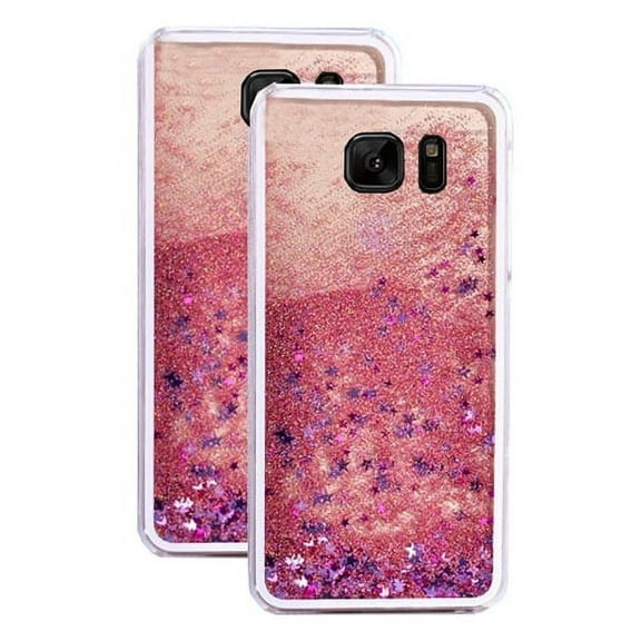 GSA Liquid Glitter Candy Case For Samsung Galaxy S8 - Rose Gold