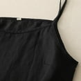 thumbnail image 5 of ZyeKqe Cotton Linen Camisole Tops for Women Spaghetti Strap Sleeveless Shirts Side Split Loose Fitted Blouses Top, 5 of 7