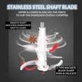 thumbnail image 5 of Meat Grinder 2l Stainless Steel Electrical Food Processor Blender Mixer Machine For Kitchen Fruits, 5 of 5
