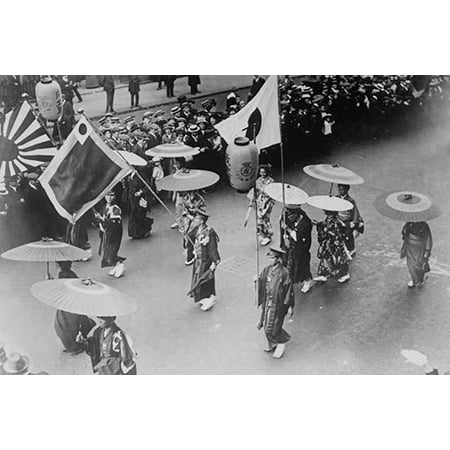 Salvation Army Parade down the Streets of Tokyo-Fine art canvas print (20" x 30")