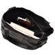 thumbnail image 3 of Sharo Classic Leather Bolso Tote Black Hobo de Piel Suave, 3 of 6