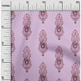 thumbnail image 2 of oneOone Velvet Mauve Fabric Asian Floral Block Diy Clothing Quilting Fabric Print Fabric By Yard 58 Inch Wide, 2 of 4