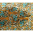 thumbnail image 4 of oneOone Viscose Chiffon Fabric Leaves & Floral Block Print Fabric BTY 42 Inch Wide, 4 of 4