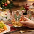 thumbnail image 3 of Kiddiway Christmas Printed Glass Tumbler Cup - Everyday Drinkware for Iced Tea and Beverages, Durable Glass Tumbler for Holiday Entertaining, 3 of 7