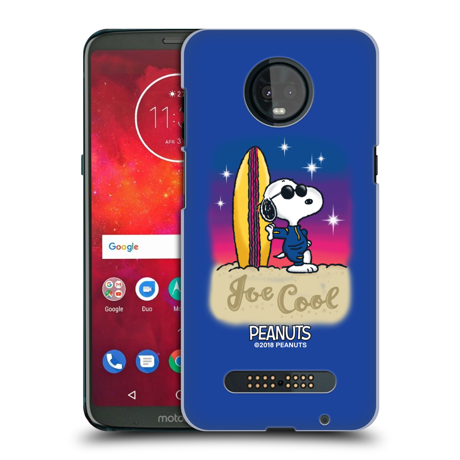 OFFICIAL PEANUTS SNOOPY BOARDWALK AIRBRUSH HARD BACK CASE FOR MOTOROLA