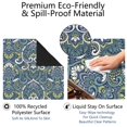 thumbnail image 4 of Decorative Boho Print Playing Mat for Mahjong Tables 31.5x31.5 Inch Rubber Surface with Anti-Slip Grip and Noise Dampening for Board Games and Game Room, 4 of 7