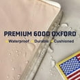 thumbnail image 4 of AYAMAYA Outdoor TV Cover 600D Waterproof Screen Protector 43" 50" 55" 65" 65" Ultra-Thin, 4 of 8