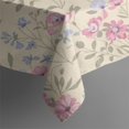thumbnail image 4 of Pioneer Flower Floral Print Pattern Rectangle Tablecloth 60"x102", Waterproof Polyester Table Cloth, Wipeable Spillproof for Dining Camping Indoor Outdoor, 4 of 6