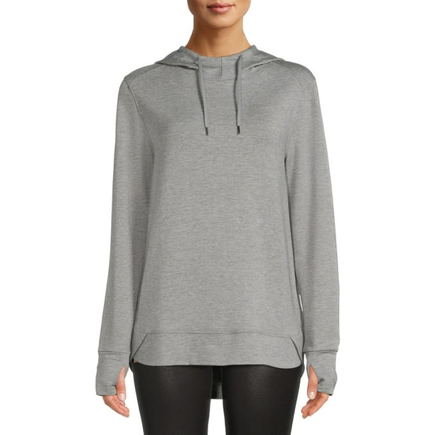 Athletic Works Women's Athleisure Mock Neck Hoodie