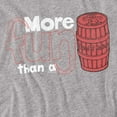 thumbnail image 2 of Barrel of Monkeys More Fun Women's T Shirt, Athletic Heather, 2X-Large, 2 of 6