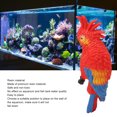 thumbnail image 4 of Parakeets Figurines Aquarium Ornament Hand Crafted Resin Parakeets Fish  Pendant Simulation Innovative Colorful, 4 of 8