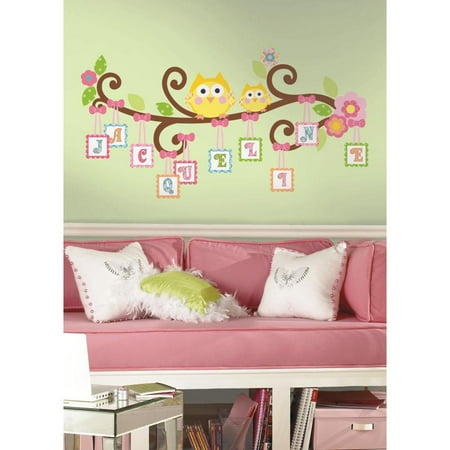 Happi Scroll Tree Letters Branch Giant Wall Decals Baby Room