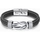 thumbnail image 1 of Mother And Son Forever Linked Braided Leather Bracelet Knotted Bracelet For Men Inspirational Birthday Gift From Mom (1 Pc), 1 of 4
