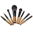 thumbnail image 1 of 8 Pack Portable Mini Makeup Brushes Set with Travel Bag Cosmetic Brushes, 1 of 8