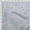 thumbnail image 3 of oneOone Cotton Poplin Fabric Flower Watercolor Print Sewing Fabric BTY 42 Inch Wide, 3 of 4