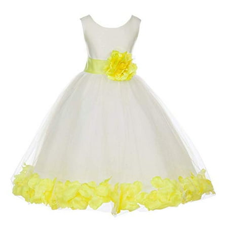 

Ekidsbridal Ivory Tulle Rose Petals Formal Flower Girl Dresses Toddler Girl Dresses Pageant Dresses Wedding Tulle Dresses Birthday Girl Dress Special Occasions Dresses Easter Summer Dresses 302S