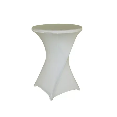 

BITFLY Stretchy Spandex Tablecover For Cocktail Table Wedding Party Bar Restaurant Tablecloth