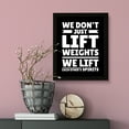 thumbnail image 3 of Designs ByLITA We Don't Just Lift Weights, We lift each Other's Spirits, 5 x 7 Wall Print (Unframed) | Working Out Room | Couples Decoration, 3 of 4