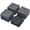 Gray, variant on Tigbond Interlocking Floor Tiles 12"x12" - Snap Together Waterproof Plastic Deck Tiles for Patio,Garage,Poolside,Balcony | DIY Outdoor Pavers,Easy No-Tool Installation