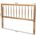 thumbnail image 5 of Baxton Studio Valin Contemporary/Modern Back Support Rubberwood Headboard, Full, Ash Walnut, 5 of 8