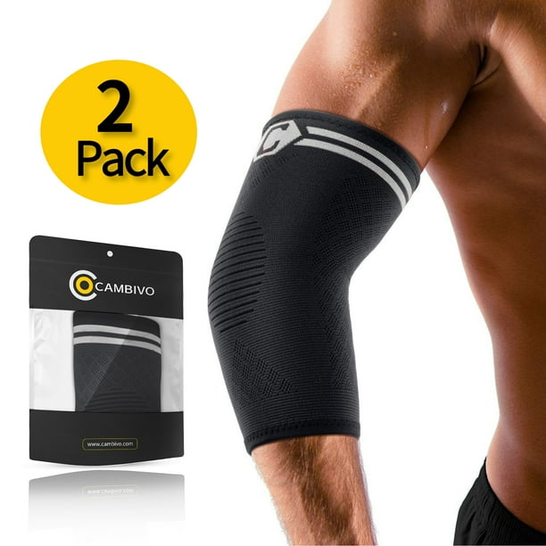 CAMBIVO Elbow Brace x2, Elbow Sleeve for Men & Women, Tennis Elbow