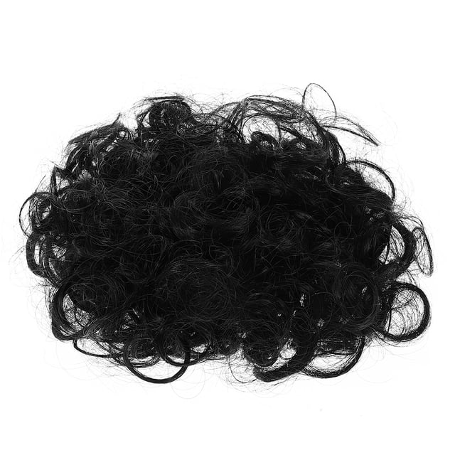 Moño desordenado pieza de cabello despeinado Updo extensión de moño para el cabello cordón elástico banda para el cabello piezas de cabello moño de pelo rizado Scrunchies para mujeres
