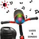 thumbnail image 2 of Triciclo para Niños Torreta con Luz y Sonido Ruedas de Eva Apto a partir de 2 Años Soporta hasta 20 kg - Rojo, 2 of 6