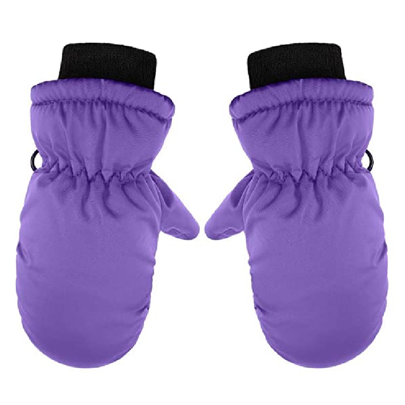 Purple ski mittens discount