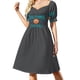 thumbnail image 1 of Vestido de manga corta de fútbol de los Dolphins, vestidos para mujer 2025, vestido de noche, ropa de mujer, vestido, 1 of 7