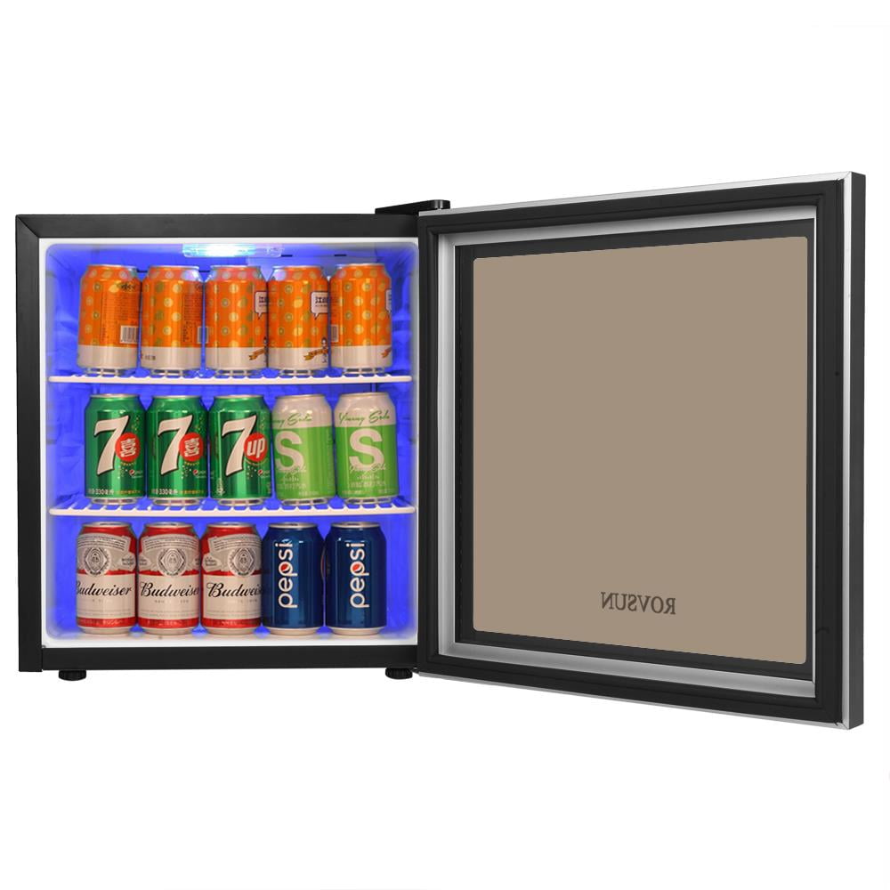 ZOKOP Portable Beverage Fridge Cooler 1.6Cu.Ft/46L with 3 Tiers of
