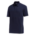 thumbnail image 5 of Mens Contrast PosiCharge Polyester Tough Polo True Navy/ Heather Grey Large, 5 of 8