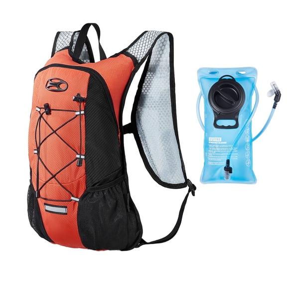 CAFORKP Hydration Backpack with 2L TPU Water Bladder, Hydration Pack Backpack, Lightweight Hiking Water Backpack for Men Women, Hydro Water Daypack for Hiking, Running, Cycling, Camping & Rave