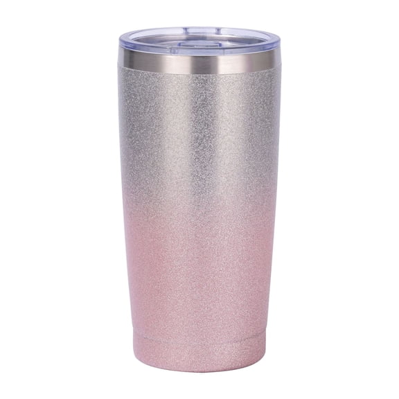 20oz Tumbler Bulk Stainless Steel Tumblers with Lid Vacuum Insulated Double Wall Travel Coffee Mug Powder Coated Tumbler Cup for Hot and Cold Drinks,Gifts for Women Men(Grey,3.74x2.91x6.92")