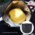 thumbnail image 3 of Neinkie Helmet Carrying Case Scratch-resistant Large Capacity Waterproof Fabric with Closing Buckle Drawstring Convenient Storage Fine Sewing Extra Large Motorcycle Helmet Storage Bag for Outdoor, 3 of 9
