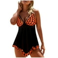 thumbnail image 2 of Clearance Danhjin Womens Tankinis Bathing Suits Plus Size Two Piece Tankinis Swimsuits for Women Bathing Suits Loose Swimwear, 2 of 5