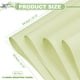 thumbnail image 2 of Uxcell 60 Hojas de Papel para Envolver Flores 21.5" x 21.5" Papeles Impermeables Verdes, 2 of 7