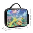 thumbnail image 2 of The Legend of Zelda Echoes of Wisdom Insulated Portable Lunch Bag Leather Detachable Lunchbag Meal Bag Bento Bag Picnic Bag Reusable Lunch Box, 2 of 8