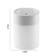 thumbnail image 3 of Mini humidificador USB con luz de color - 200 ml de niebla fría silenciosa para dormitorio, oficina, escritorio, plantas - portátil alimentado por USB, fácil de limpiar, blanco o rosa, 3 of 7
