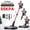 Black Pink, variant on 8-in-1 Cordless Stick Vacuum Cleaner 55kPa - 45-Min Battery Lightweight ABS Wireless Vacuum for Pet Hair Hardwood Carpet Floor