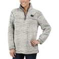 thumbnail image 4 of Women's G-III 4Her by Carl Banks Gray San Jose Sharks Sherpa Quarter-Zip Pullover Jacket, 4 of 5