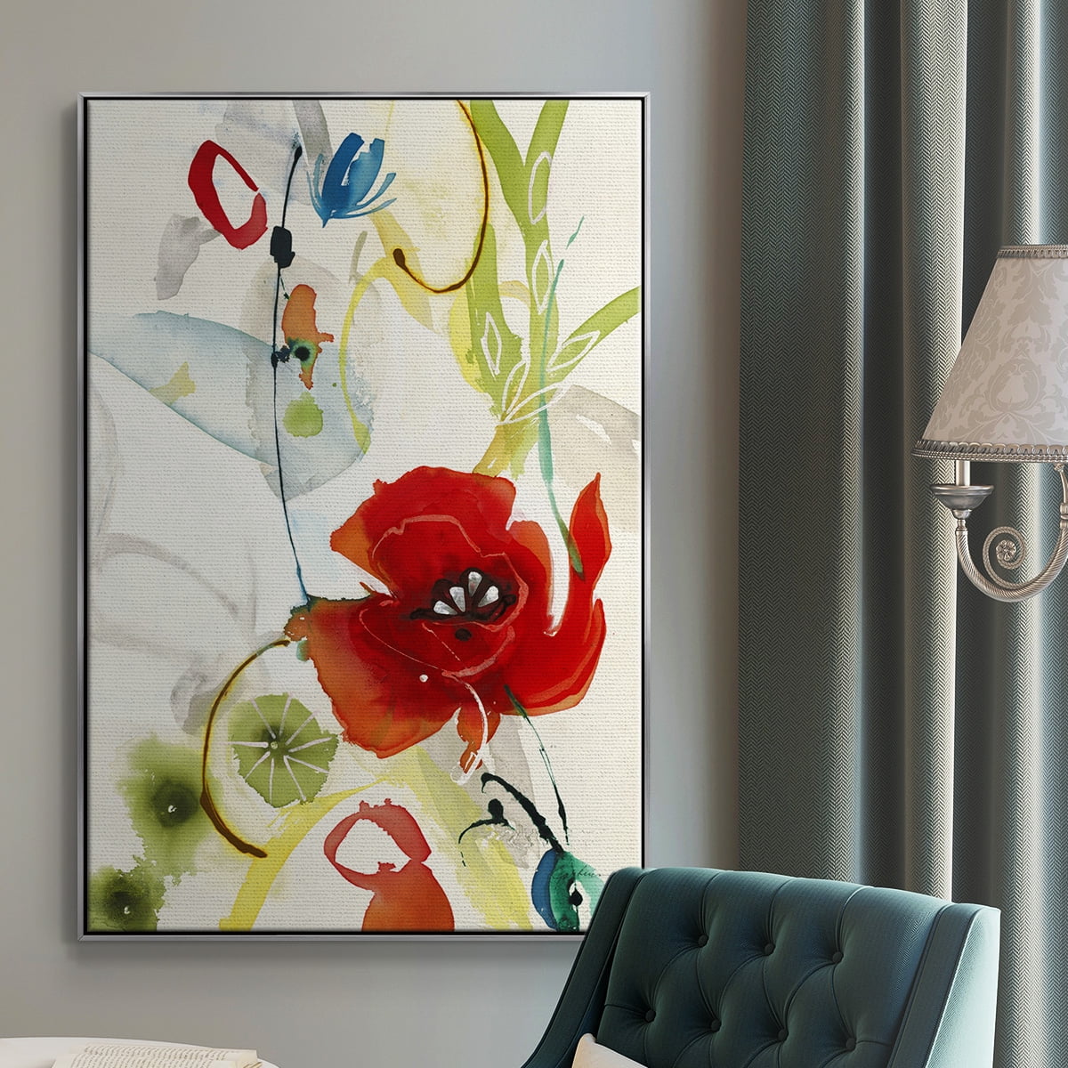 Local Color II Framed Premium Gallery Wrapped Canvas - Ready to Hang