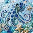 thumbnail image 5 of Ocean Theme Pearl Art DIY Kit, Pearl Diamond Painting for Adults, 5D Acrylic Pendant Craft, Sparkling Marine Bead Art Hanging Decor, Sea Life Series, 5 of 7