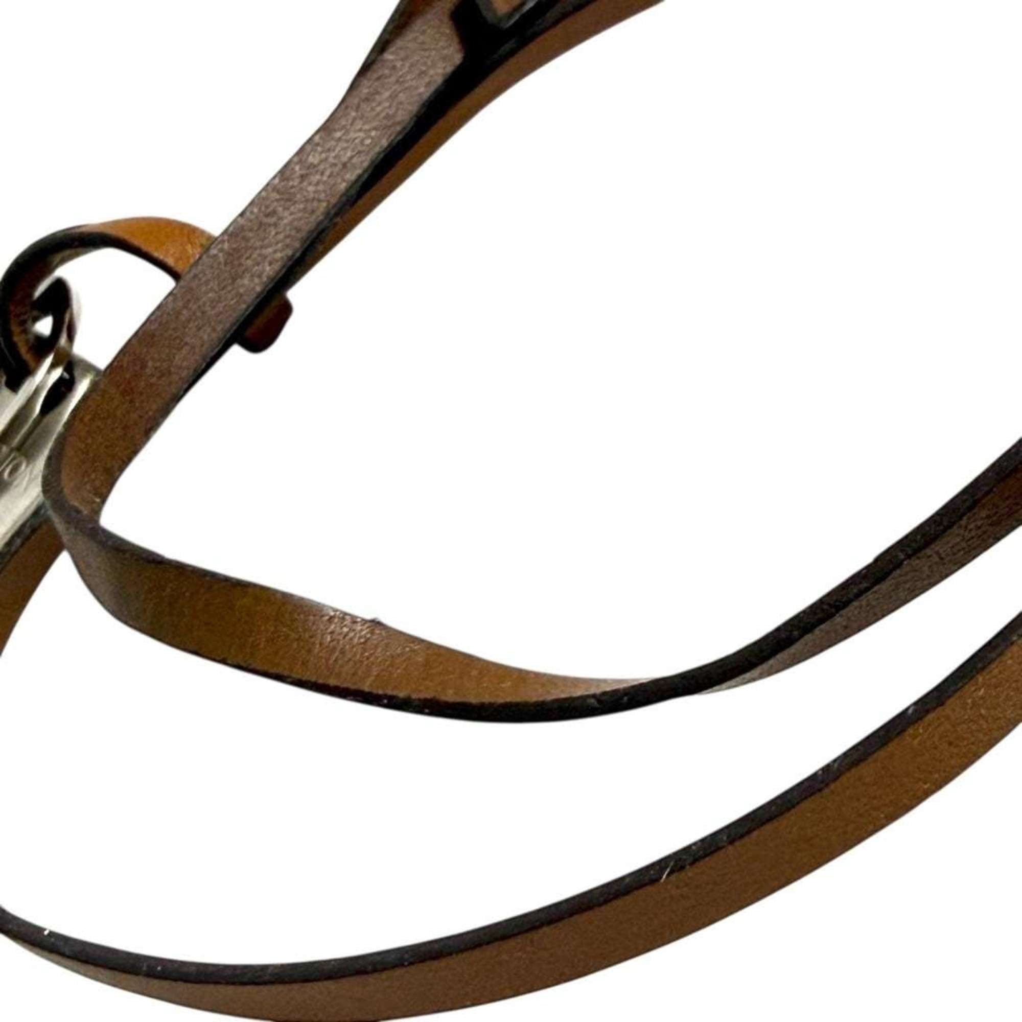 Pre-Owned Louis Vuitton Men's Travel Key Pendant Necklace with Leather Cord