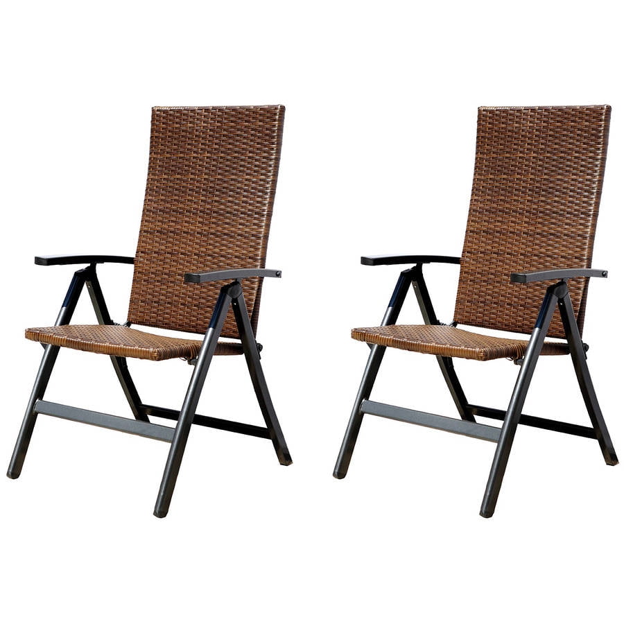 Folding Reclining Patio Chair with High Back, White Frame Walmart.com Folding Reclining Patio Chair with High Back, White Frame Walmart.com